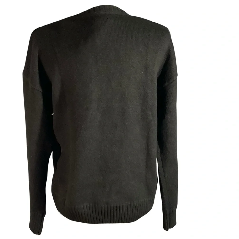 NWT Tuckernuck Women's Black Faris Pullover Crewneck Long Sleeve Sweater Sz. S